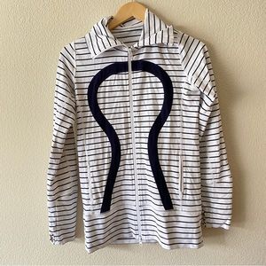 Lululemon Striped Zip-Up Jacket